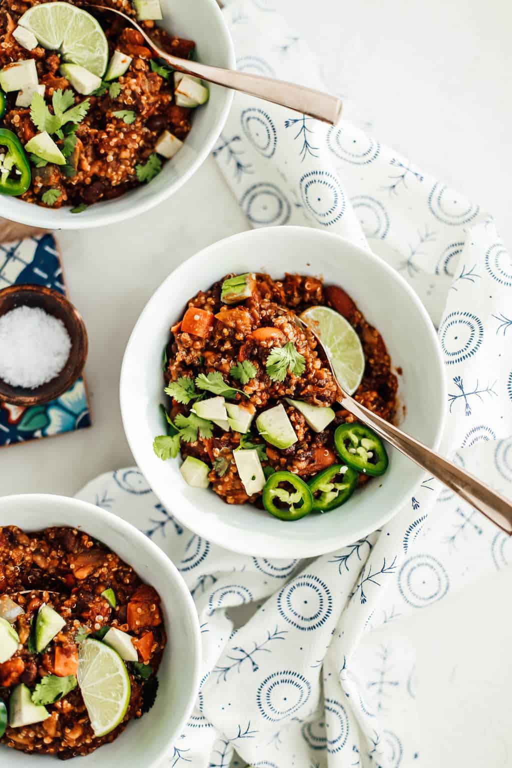 Simple Vegetarian Quinoa Chili