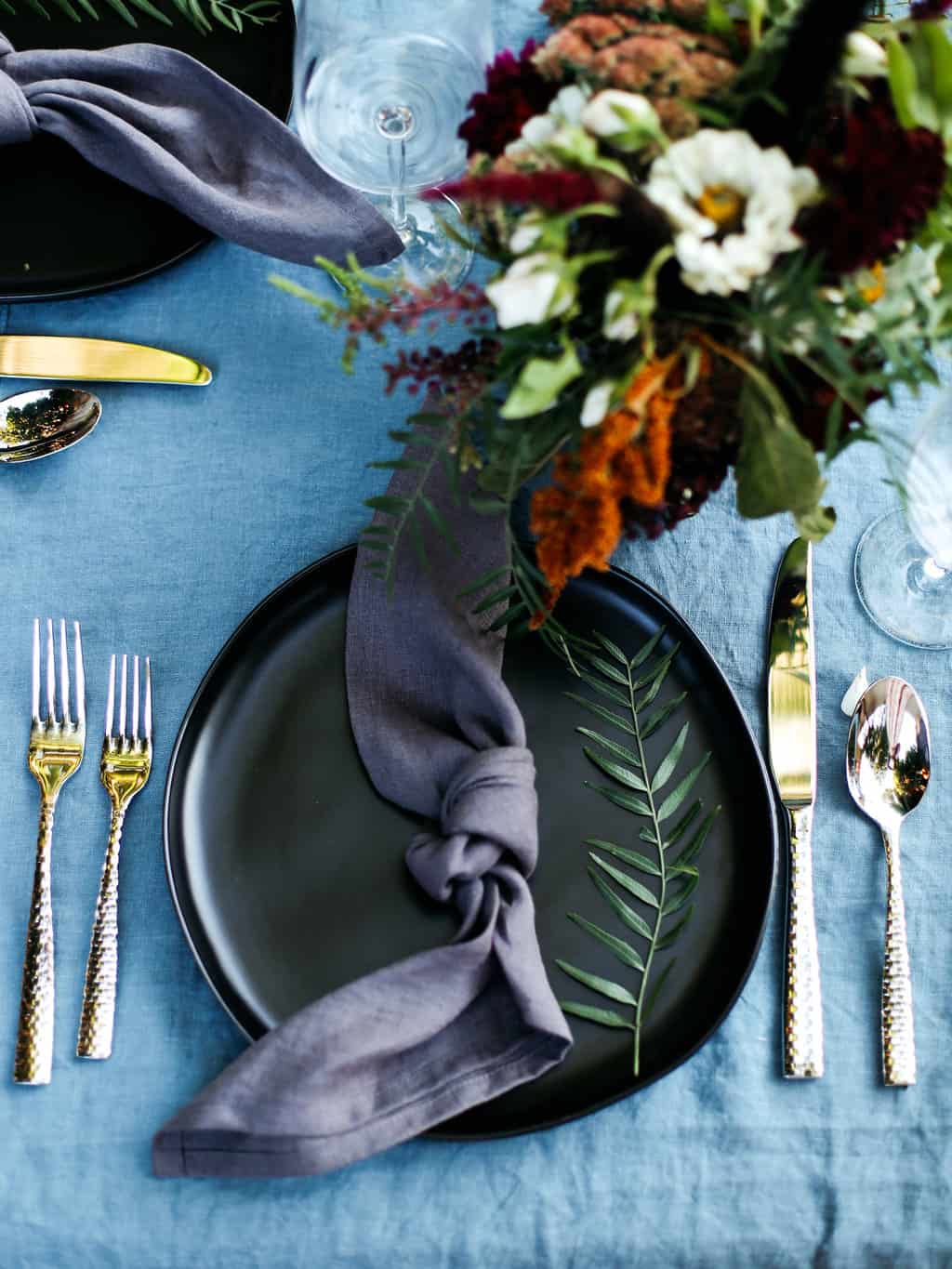 Moody and Dark Themed Birthday Bash + Tablescape