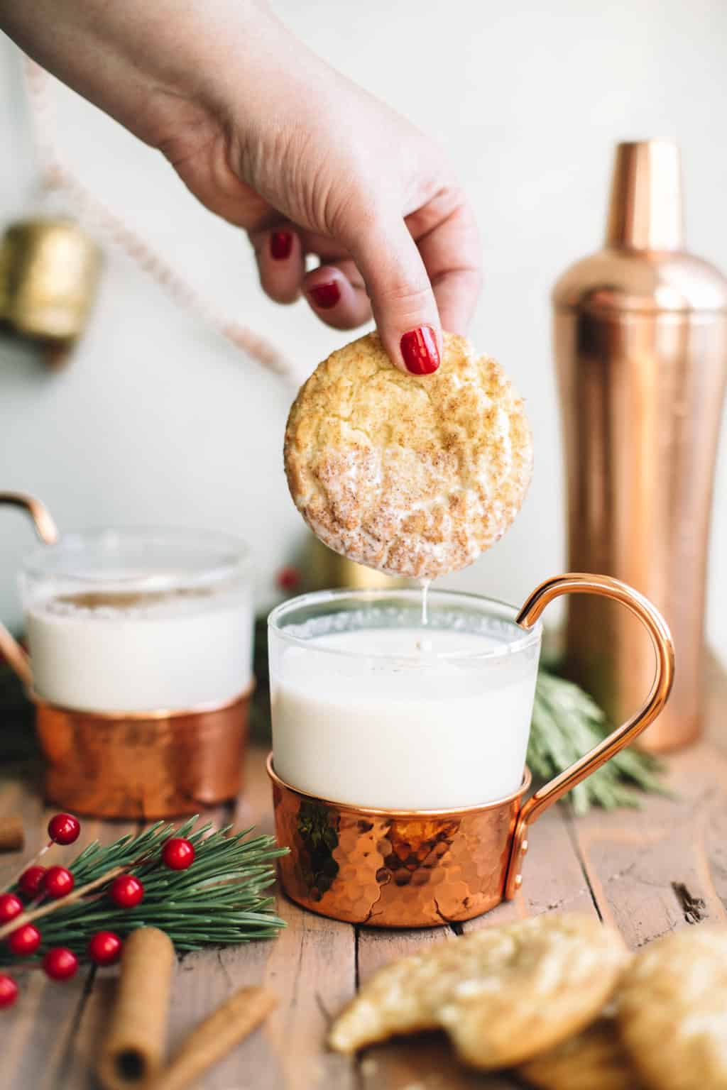 Santa Claus Nightcap: A cookie milk whiskey cocktail