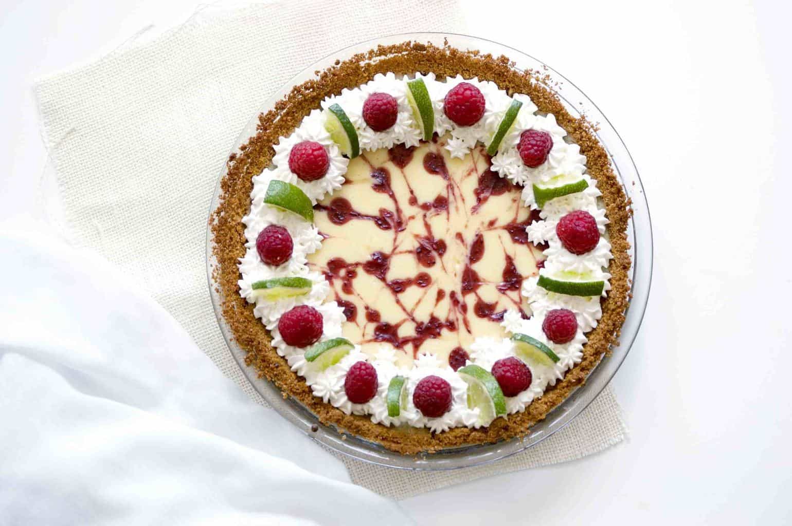 Raspberry Lime Pie
