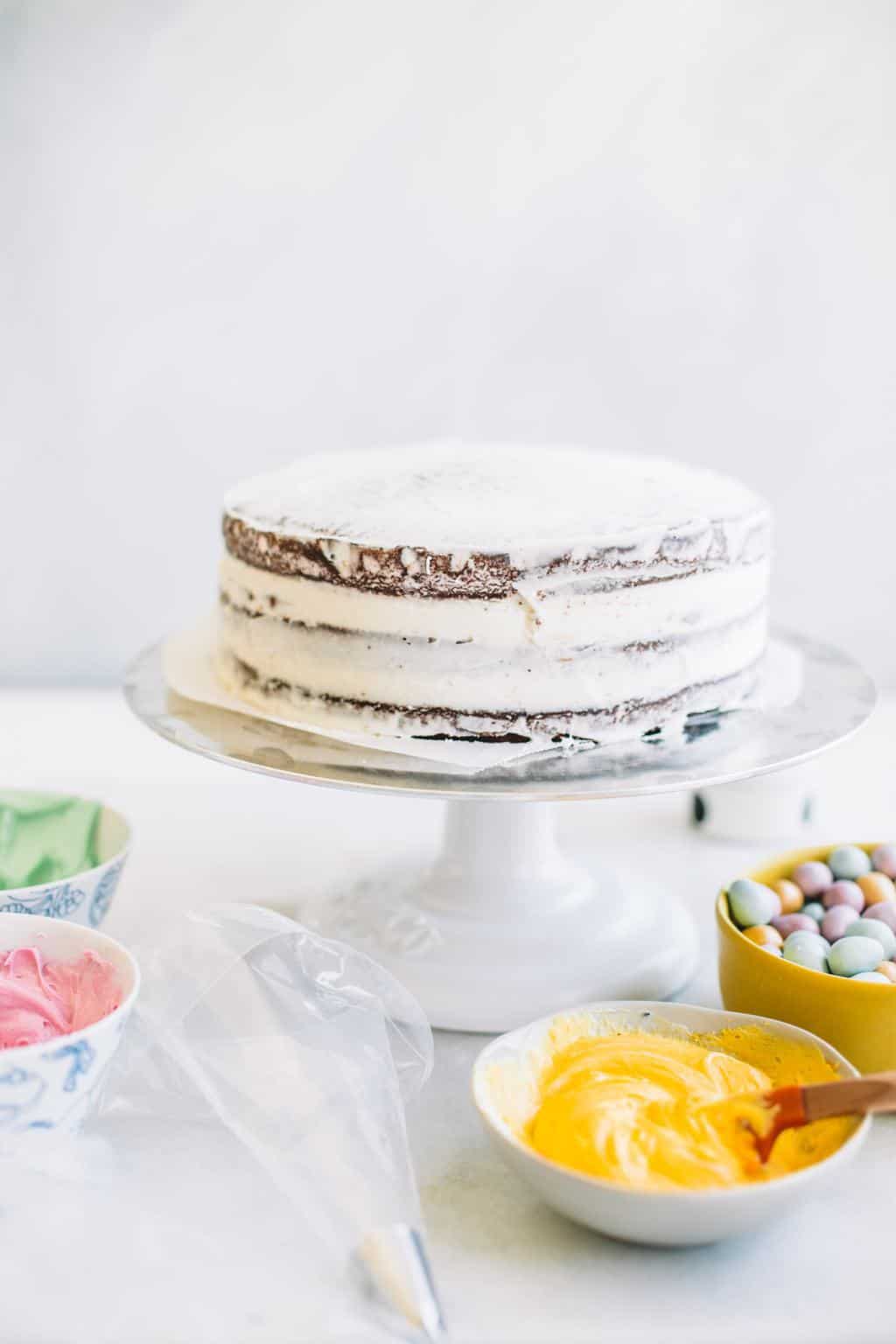 Chocolate Mini Cadbury Egg Cake