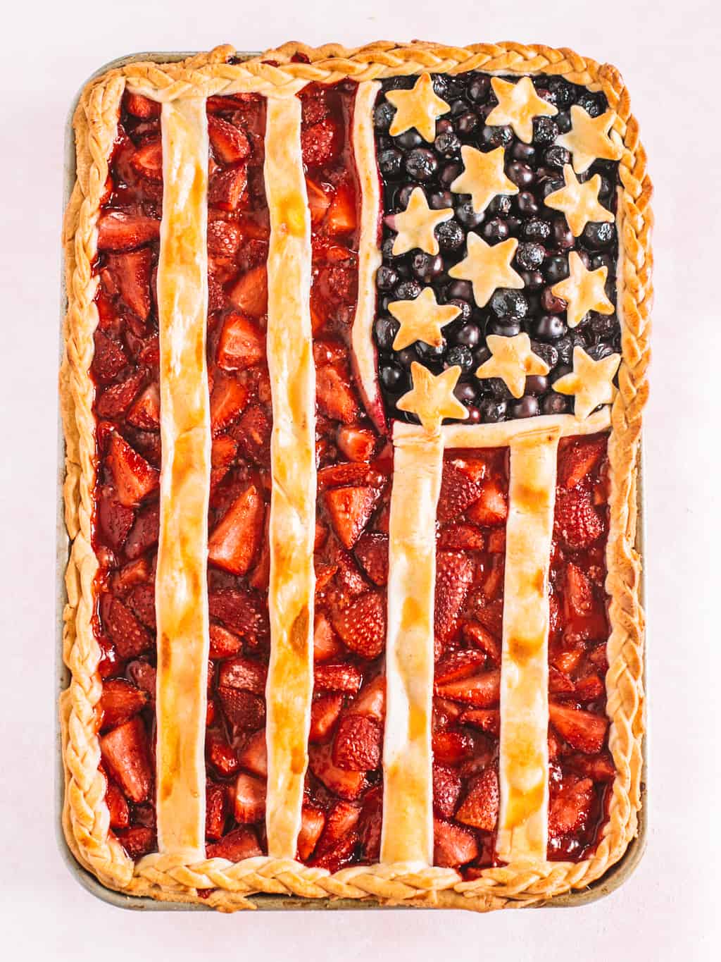 How to make American Flag Pie