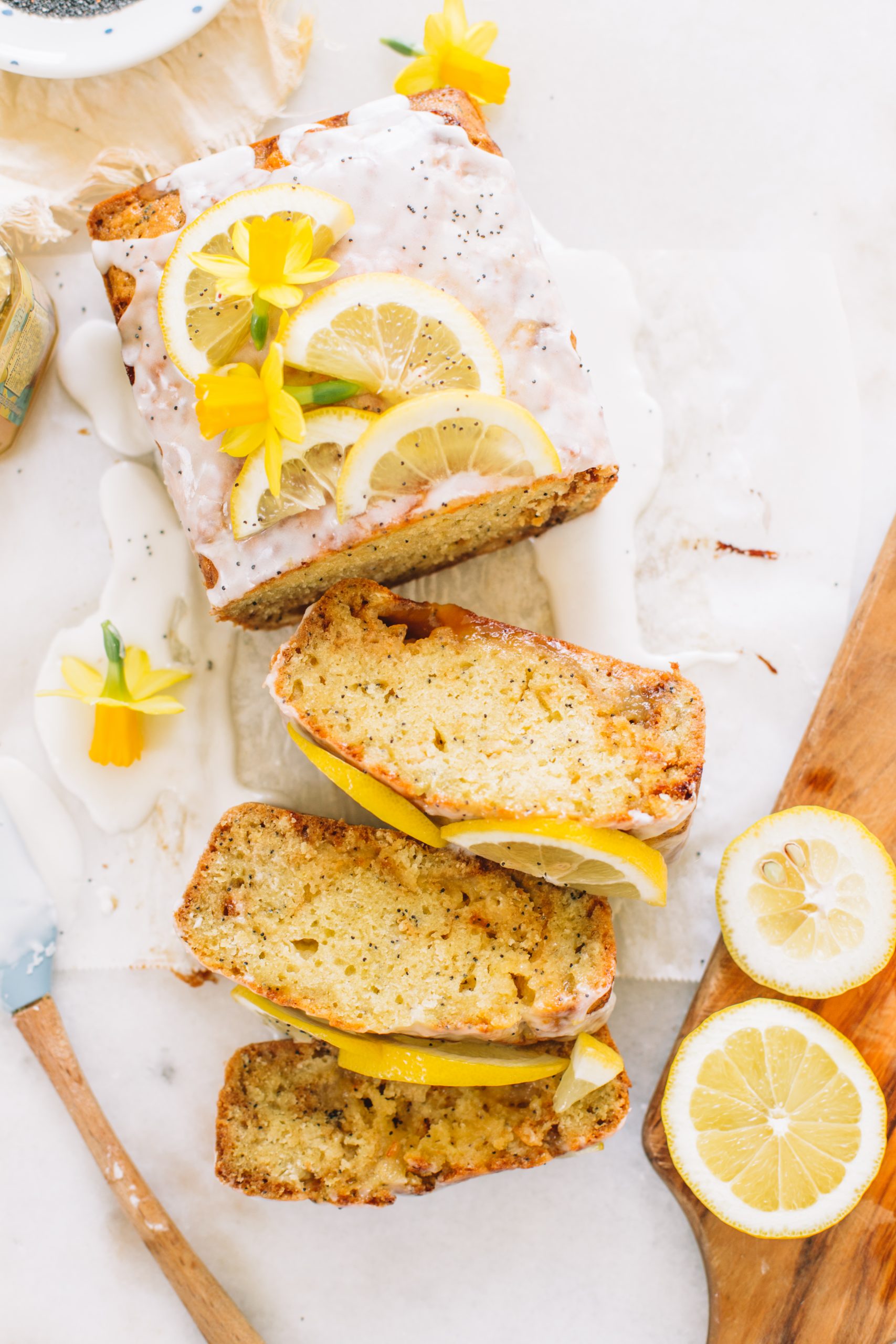 Lemon Poppy Seed Loaf Cake