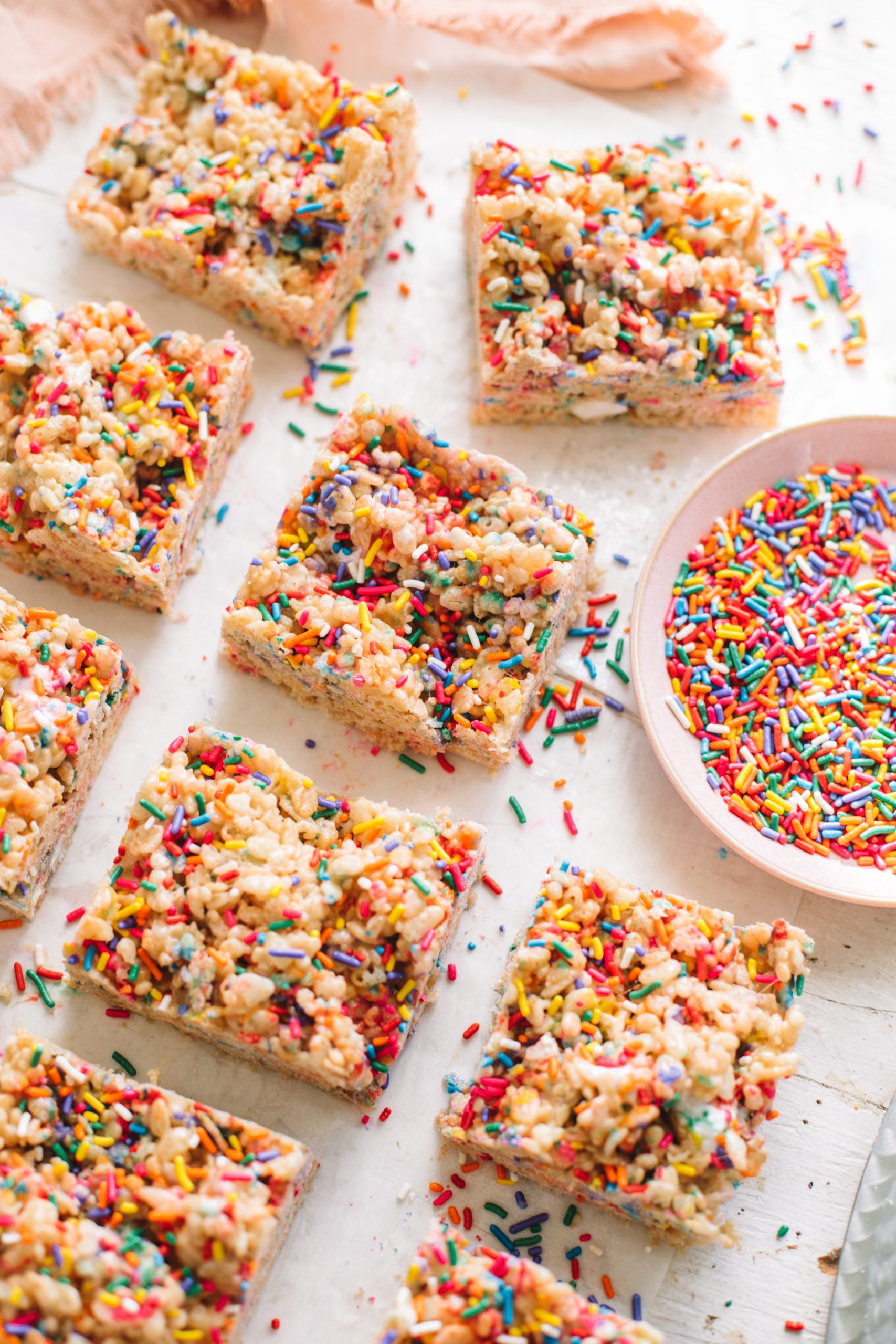 Rice Krispie Treats with Sprinkles