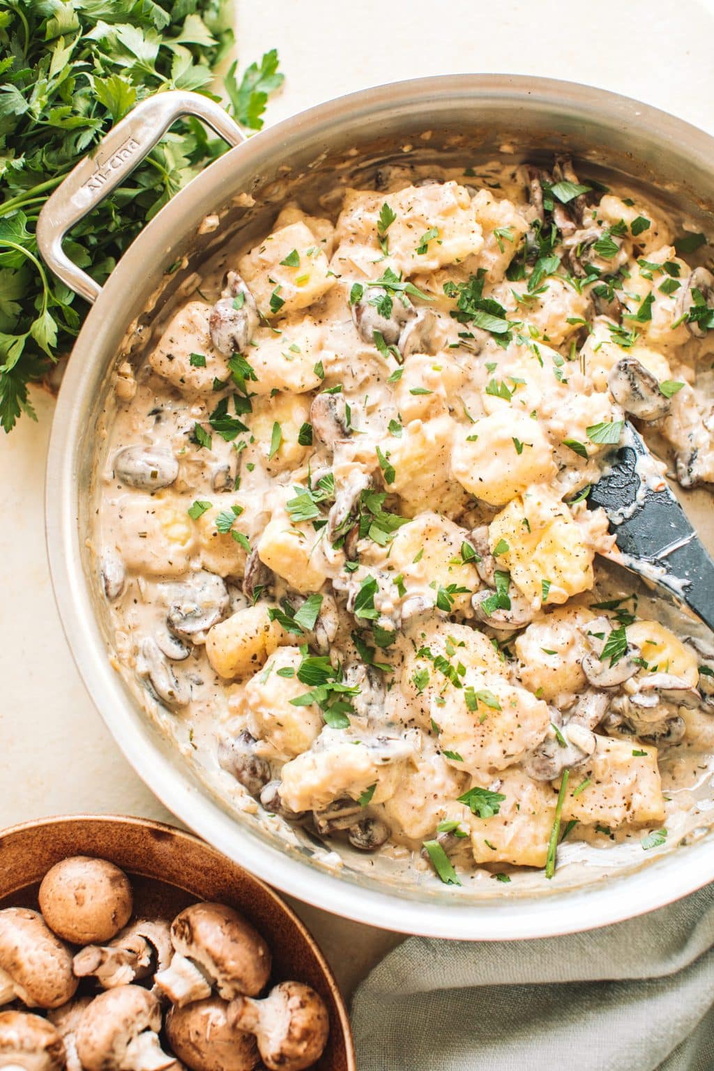 Creamy Mushroom Gnocchi