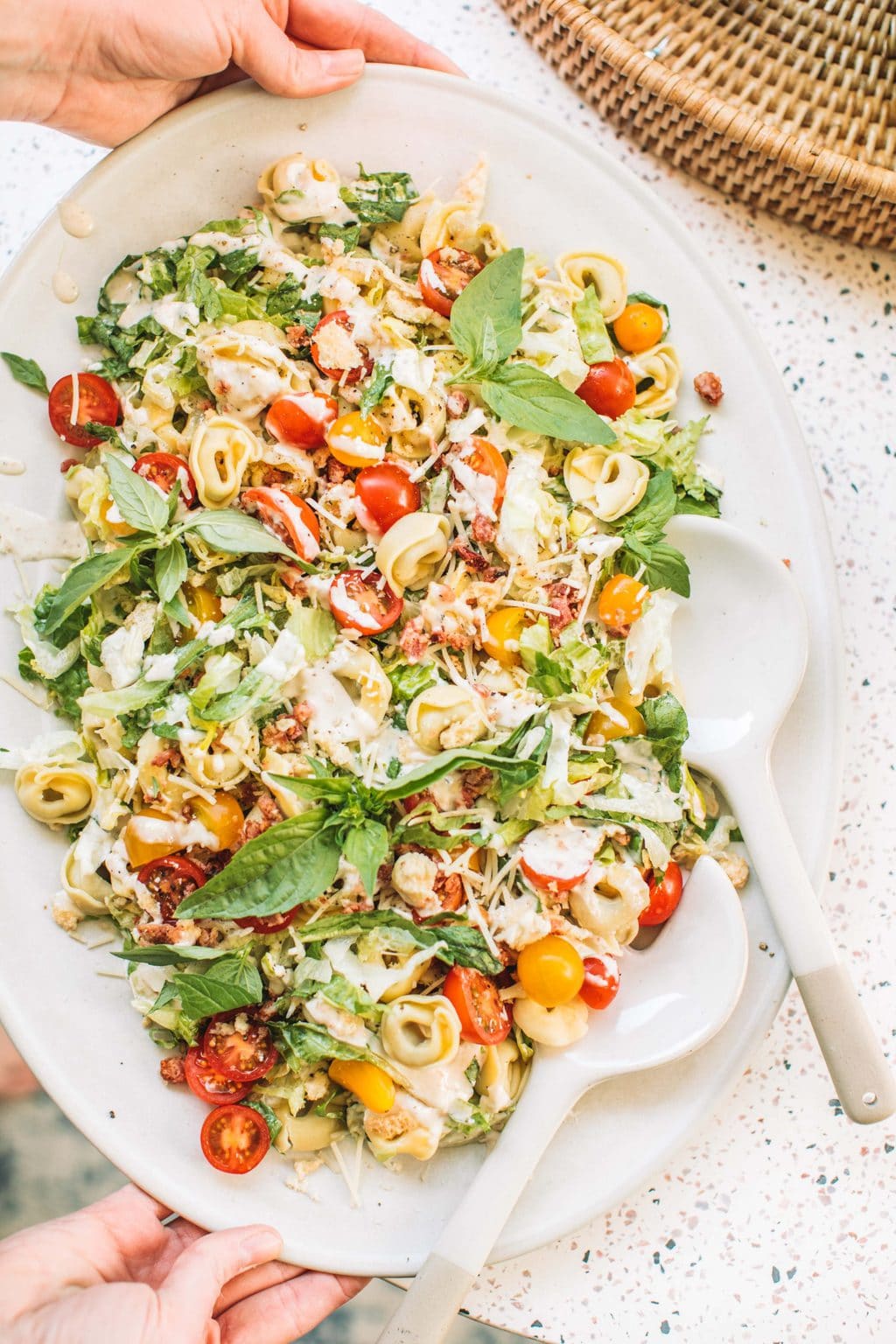 Bacon Caesar Pasta Salad