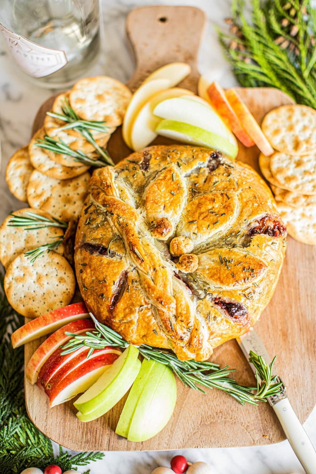 Cherry Pecan Baked Brie