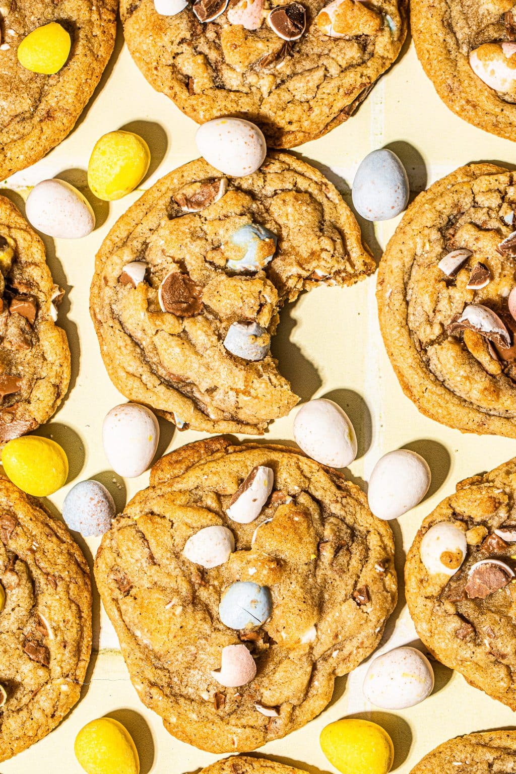 baked cabbury egg cookies