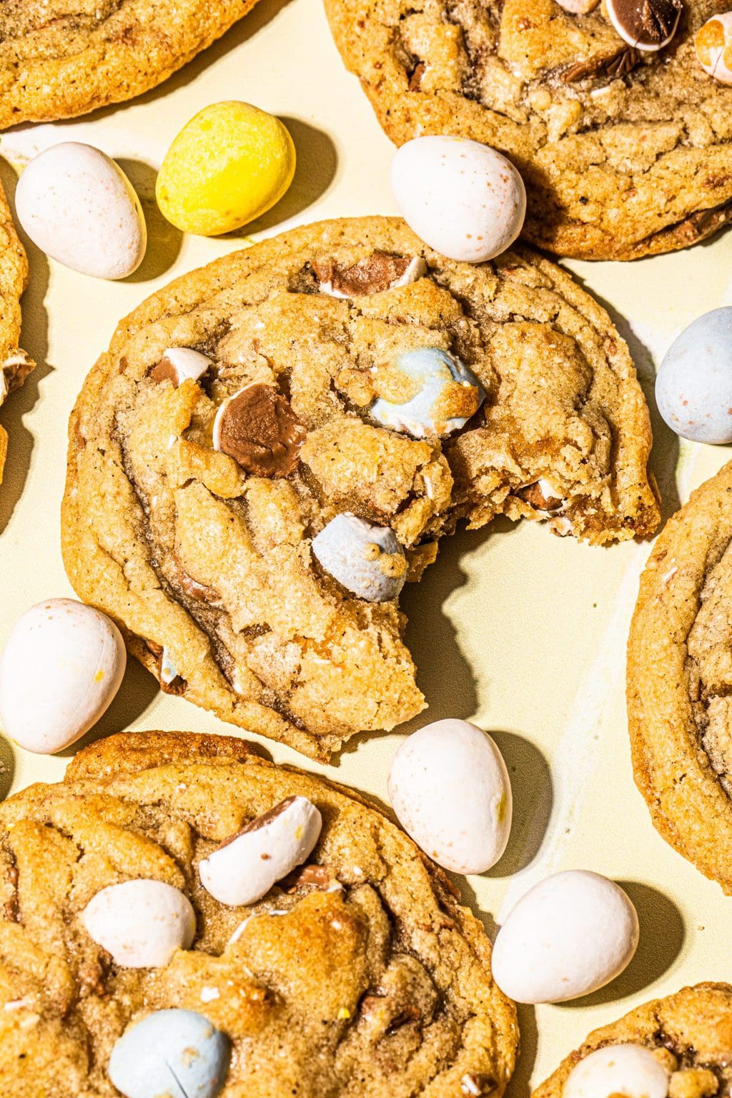 cadbury cookies with mini creme eggs