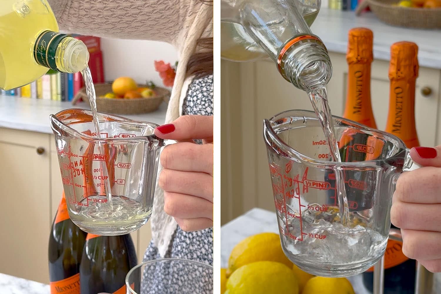 add limoncello and vodka